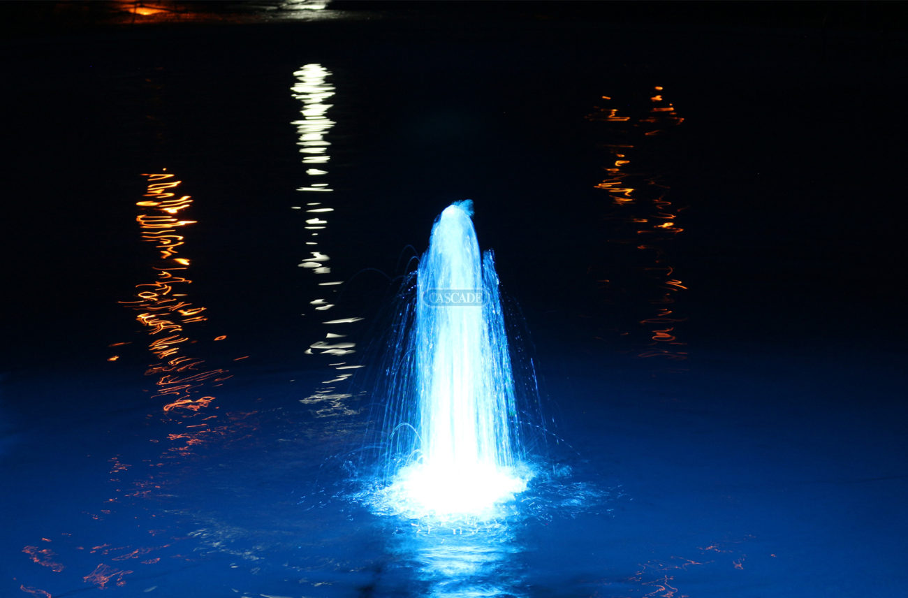 RGBW-Ring Cascade underwater LED Mizar light - fountain 24